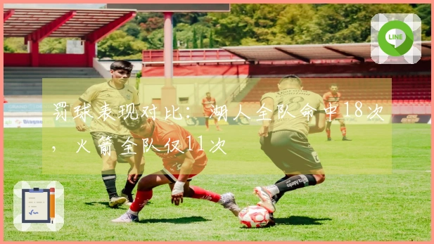 罚球表现对比：湖人全队命中18次，火箭全队仅11次